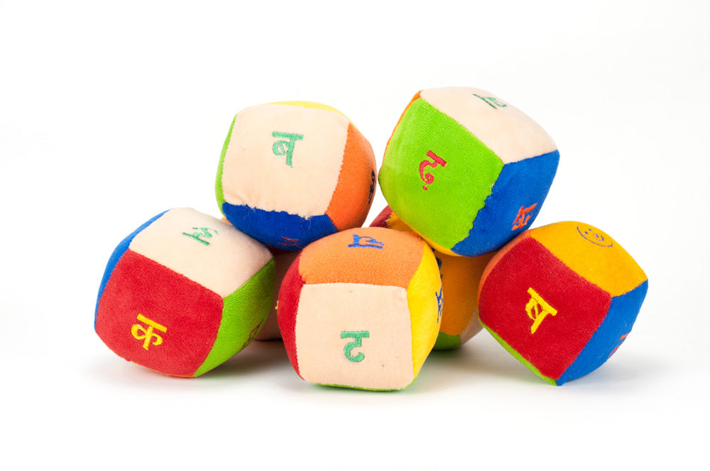 Hindi Alphabet Cubes